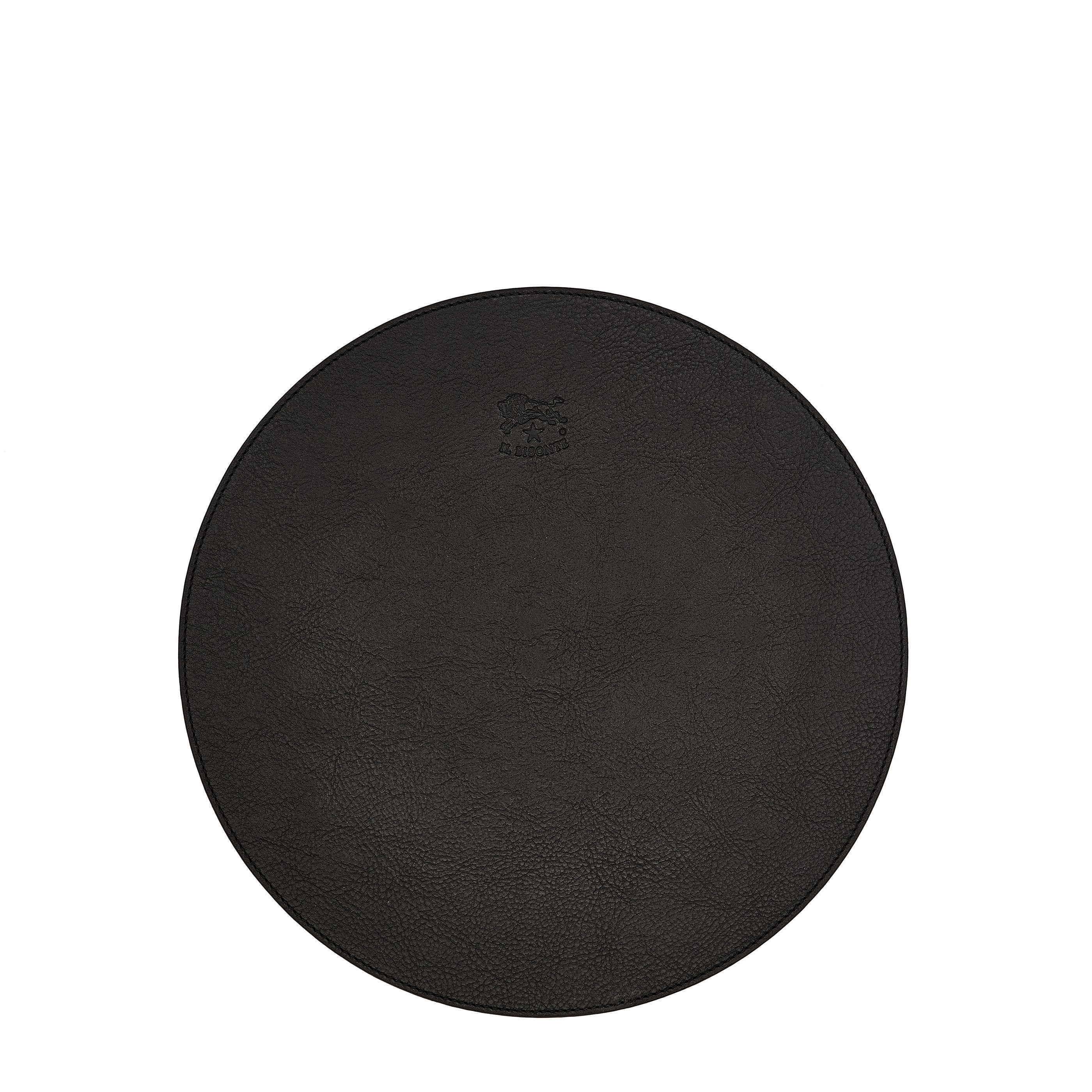 Il Bisonte Mousepad Vollleder schwarz