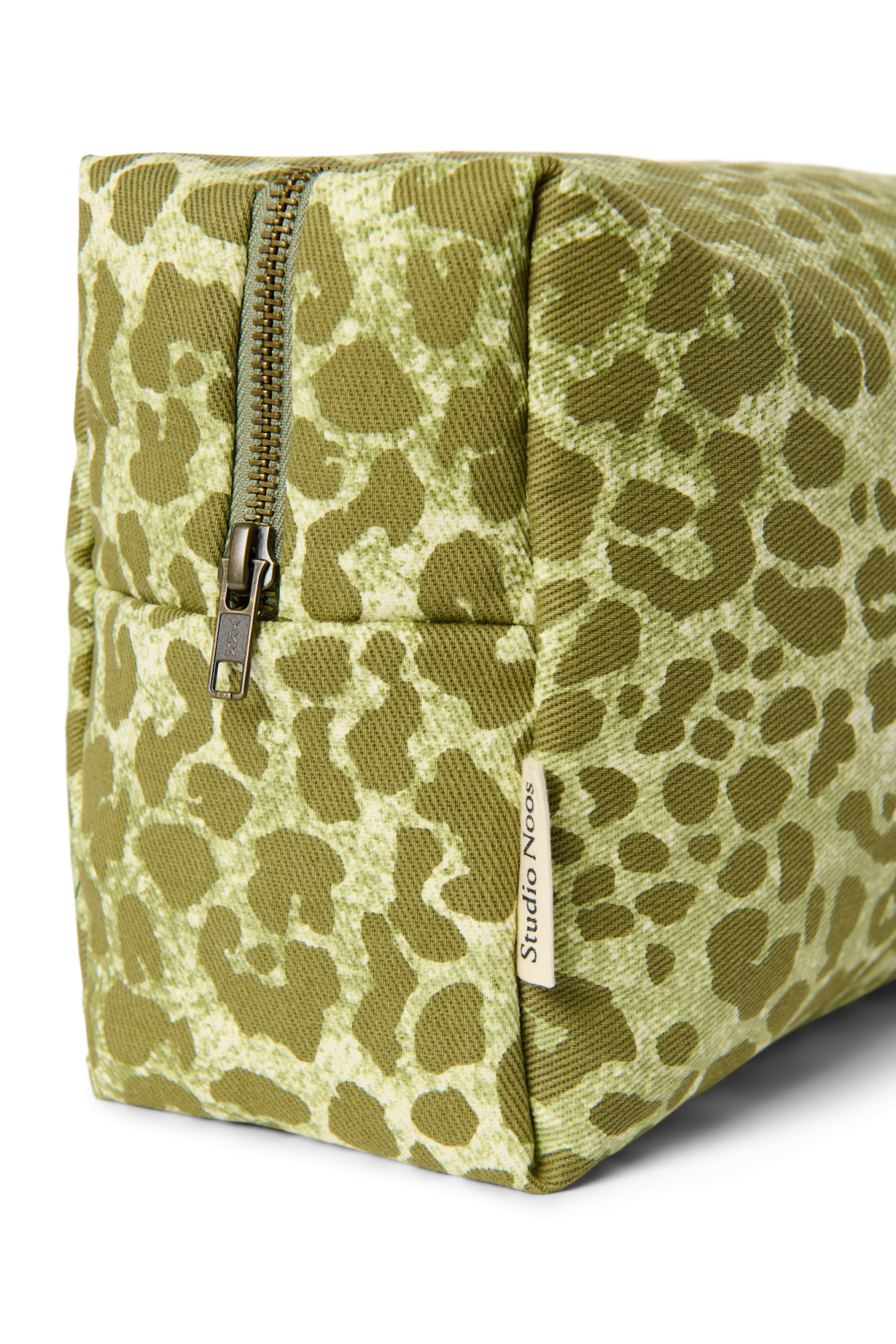 Studio Noos Cotton Kulturtasche Green Leopard Baumwolle
