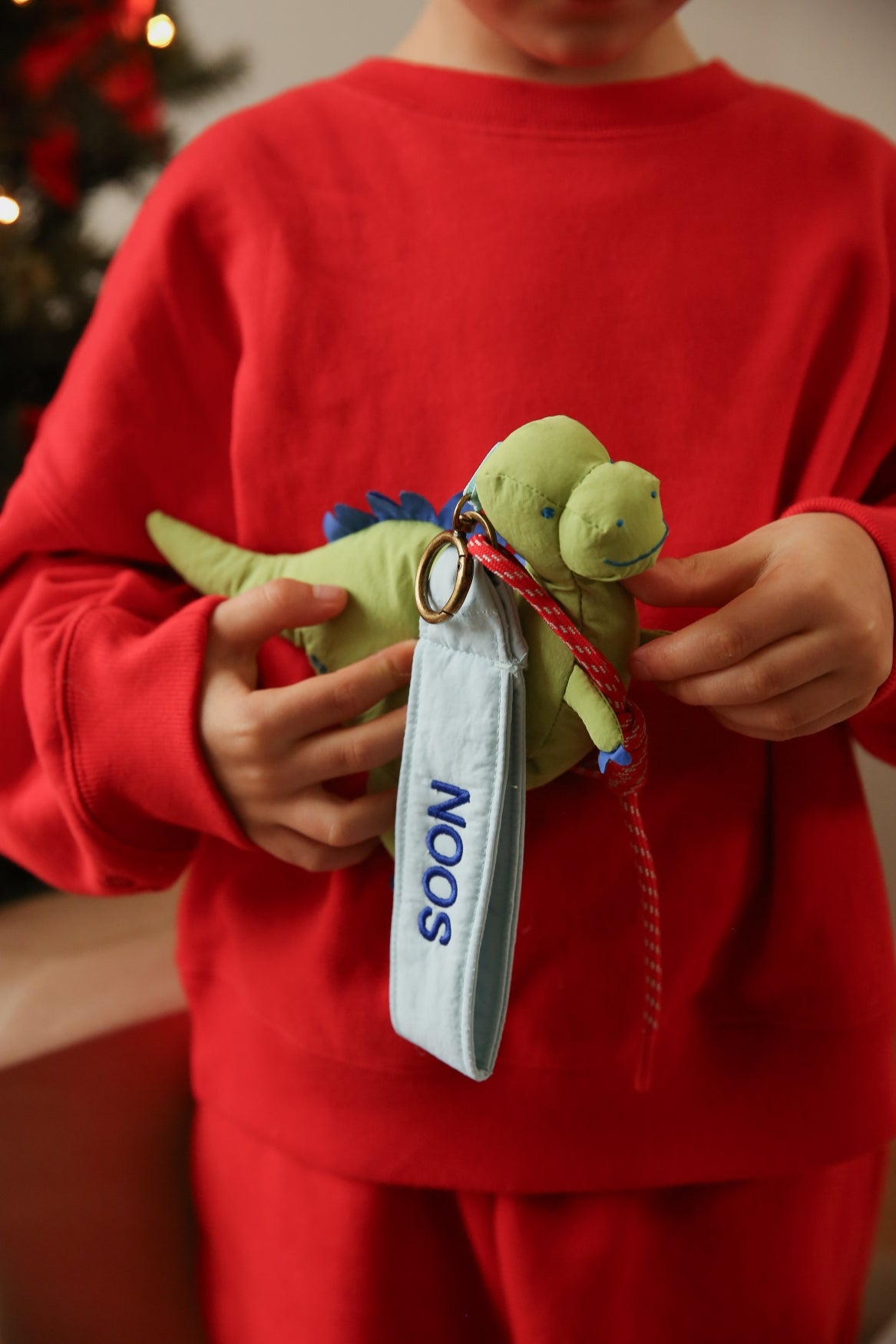 Studio Noos Bag Charm Anhänger Dino grün