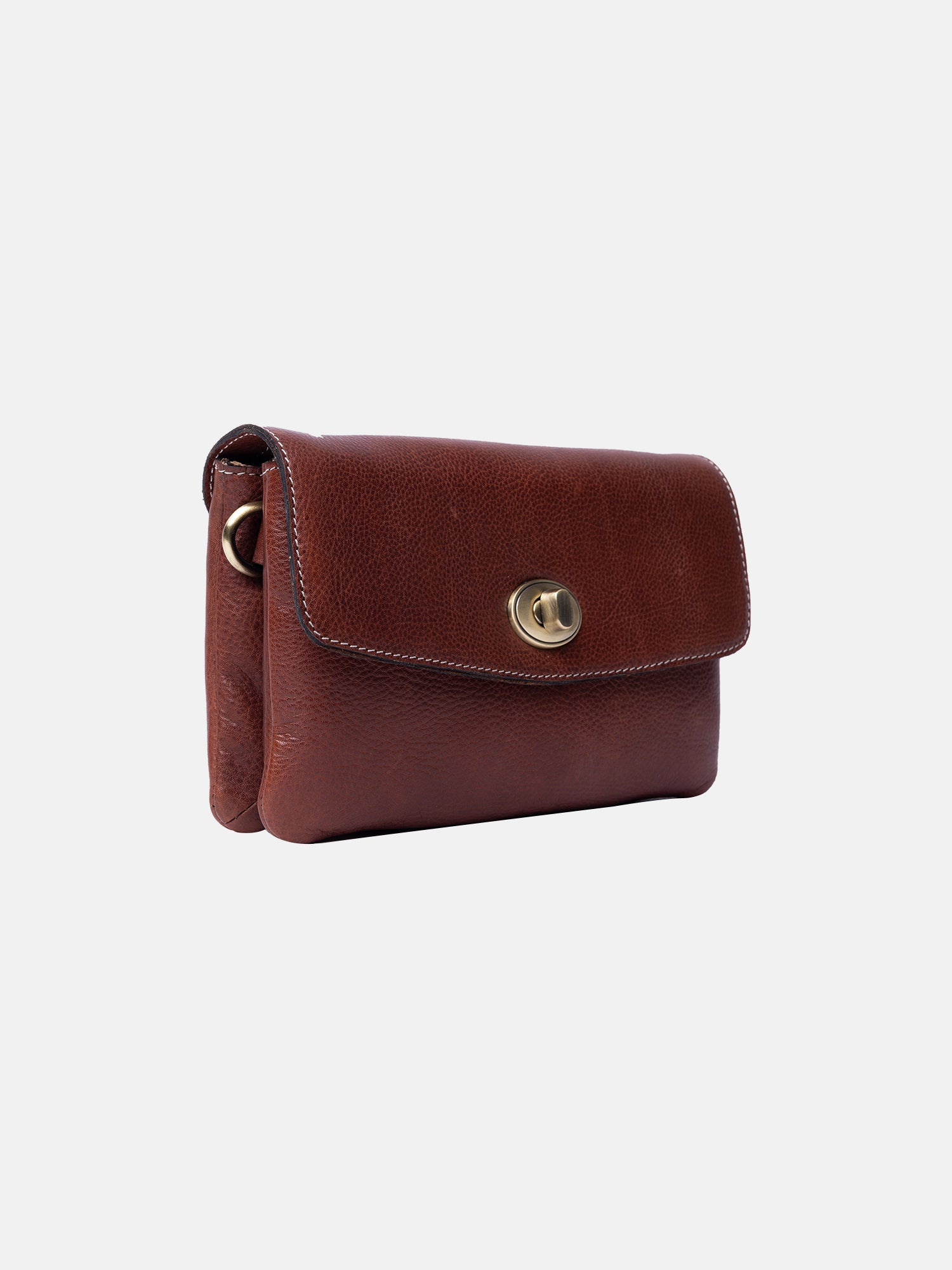 RE:DESIGNED Nisha Clutch 6587 Clutch Cognac Rindsleder