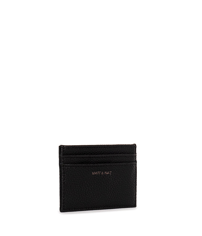 Matt & Nat Max Grain Kartenetui Schwarz 5 Fächer