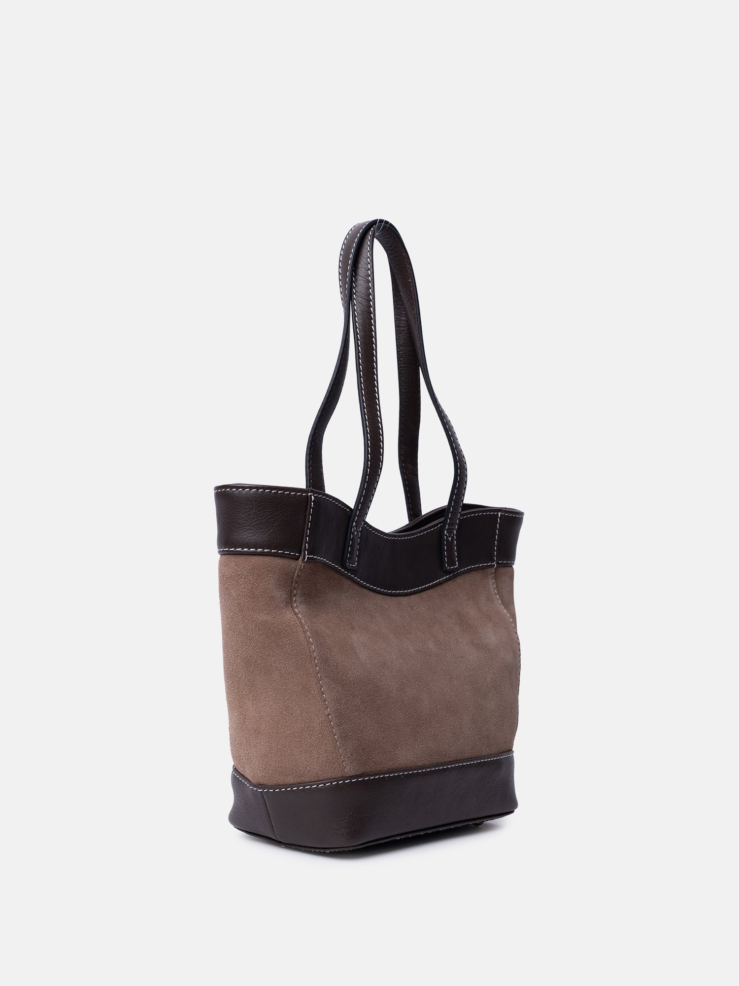 RE:DESIGNED Sol Small Handtasche Grau Vollleder