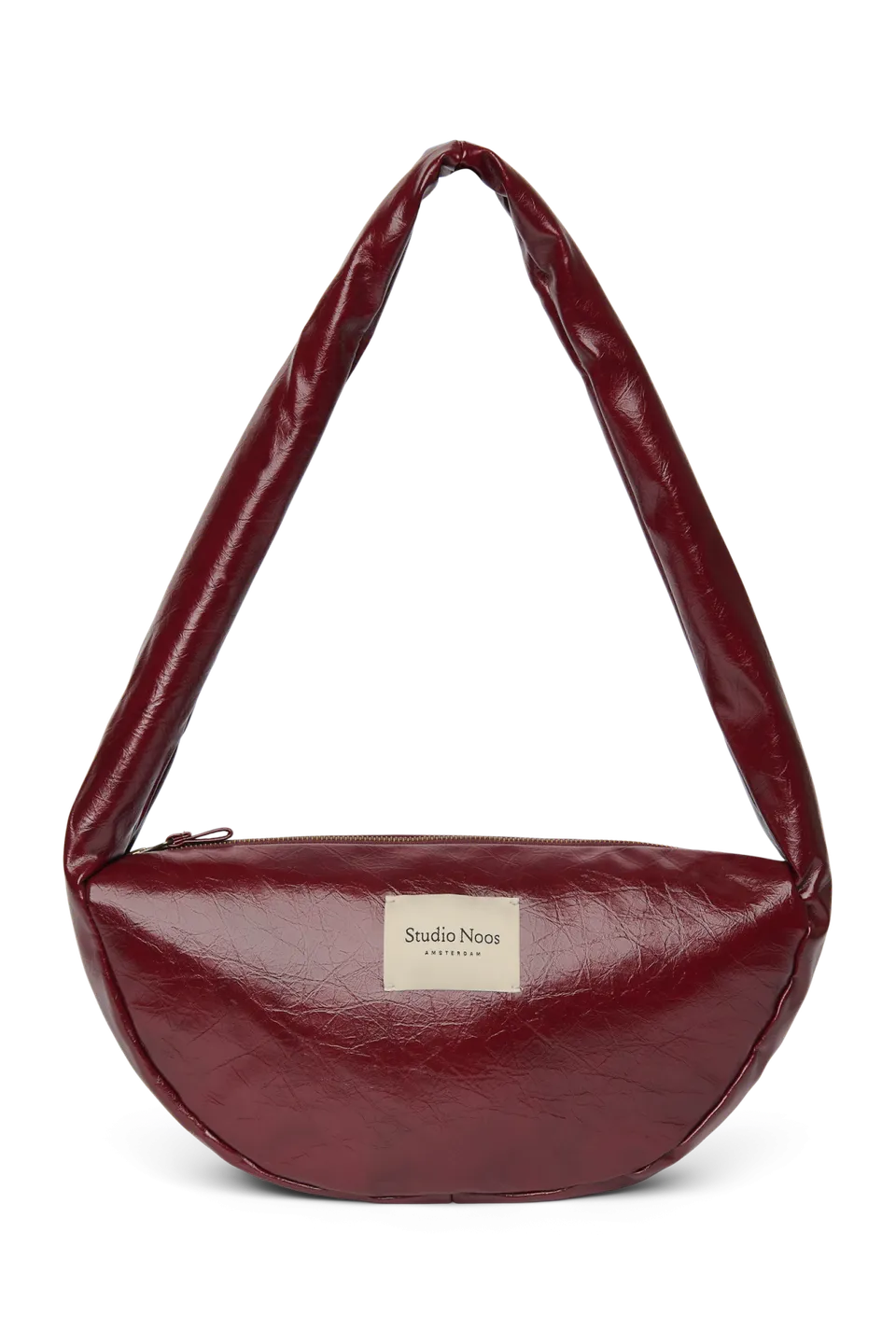Studio Noos Mini Umhängetasche Burgundy Veganes Leder