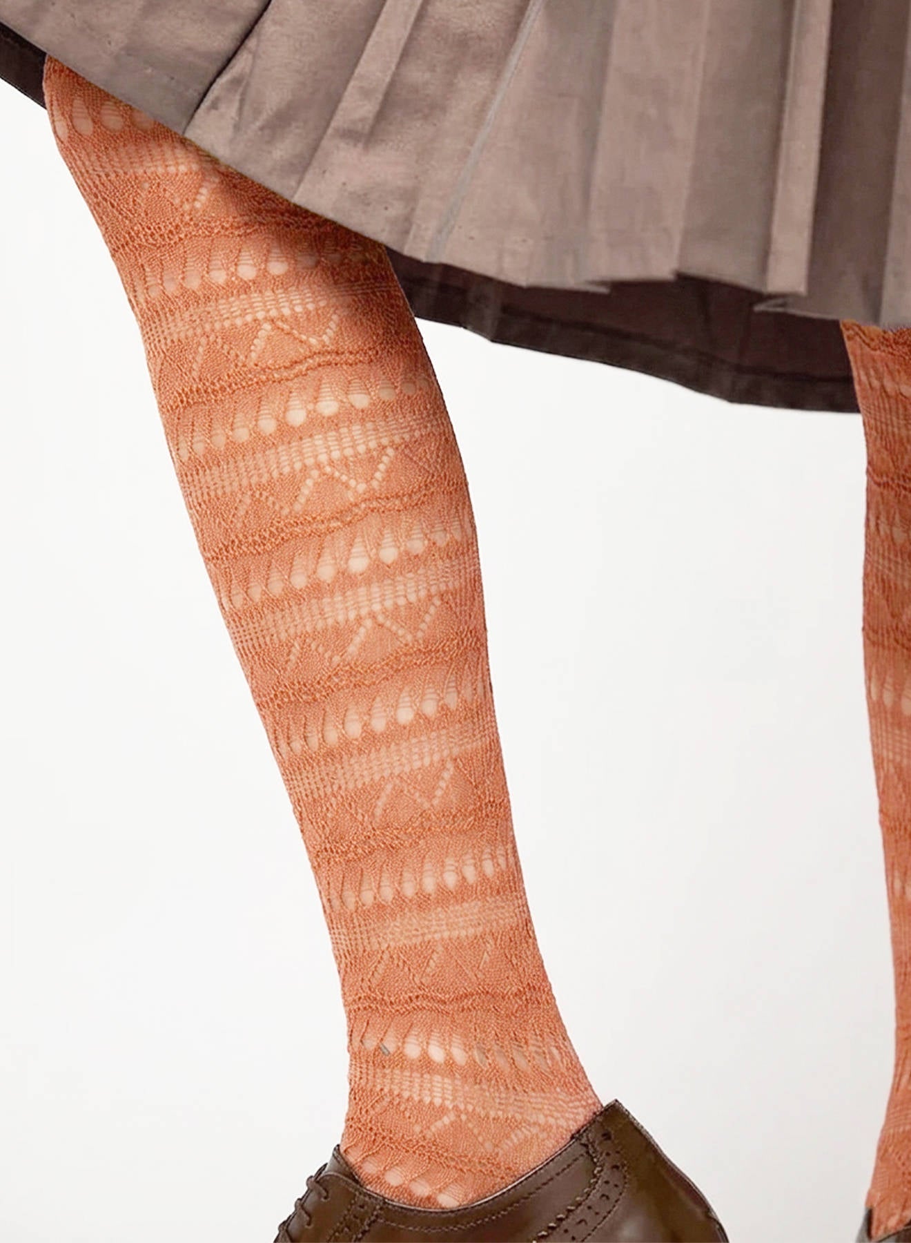 Maria la Rosa Social Tights Rust Strumpfhose