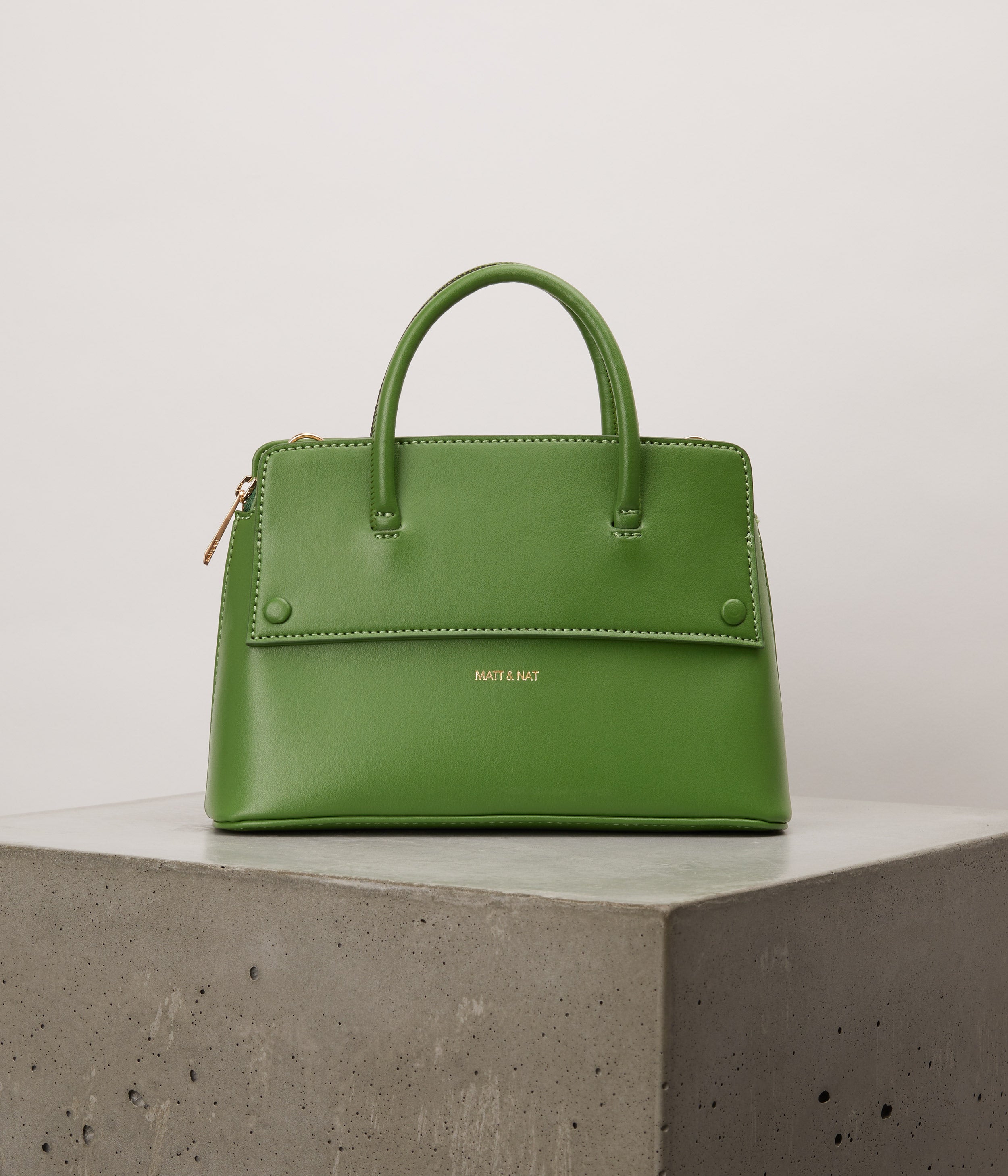Matt & Nat Silva SM Satchel Schwarz Apfel vegan