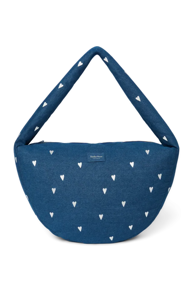 Studio Noos Denim Umhängetasche dunkelblau Hearts