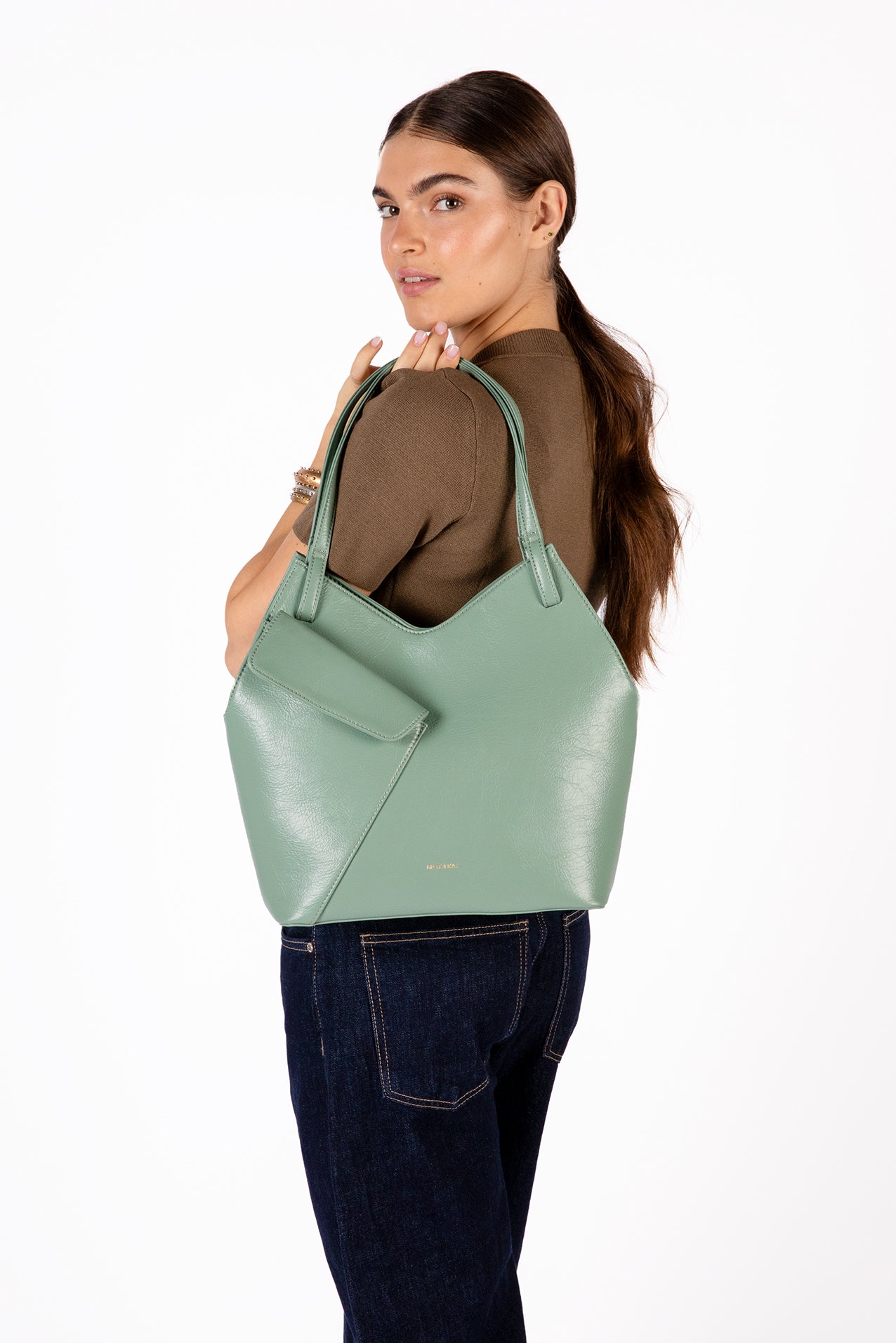 Matt & Nat Theme Giani SM Tote Schwarz vegan
