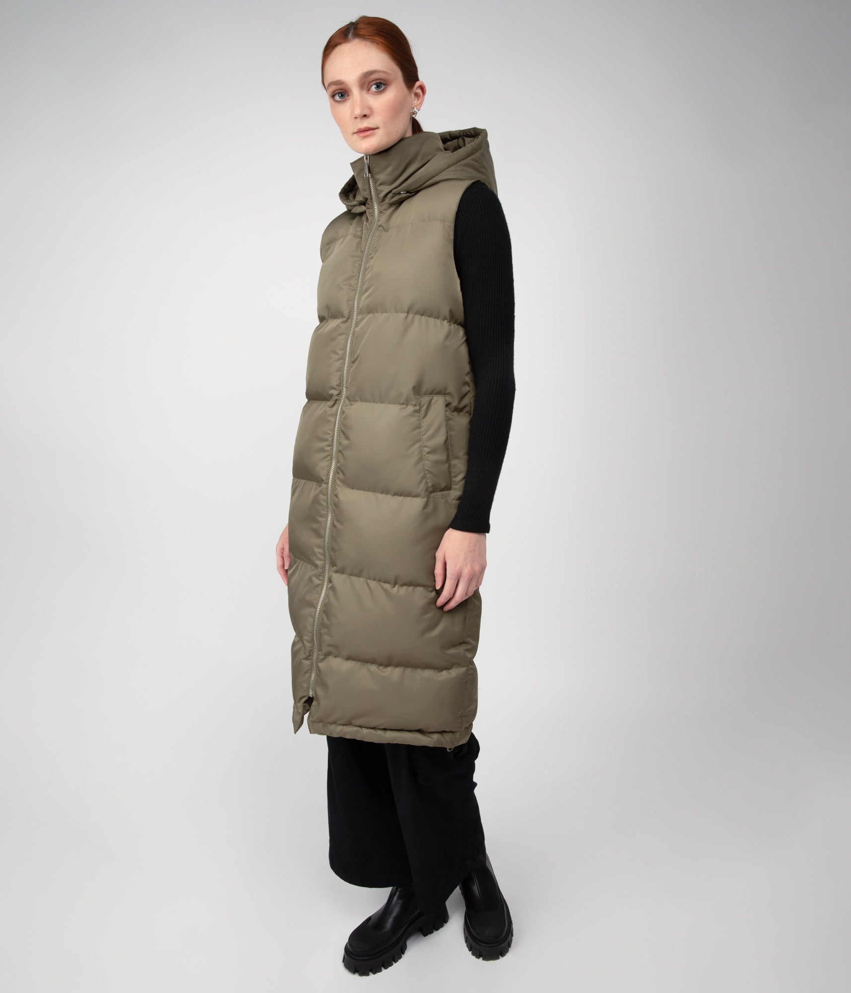 Matt & Nat Sanah Steppweste Damen Schwarz recycelt