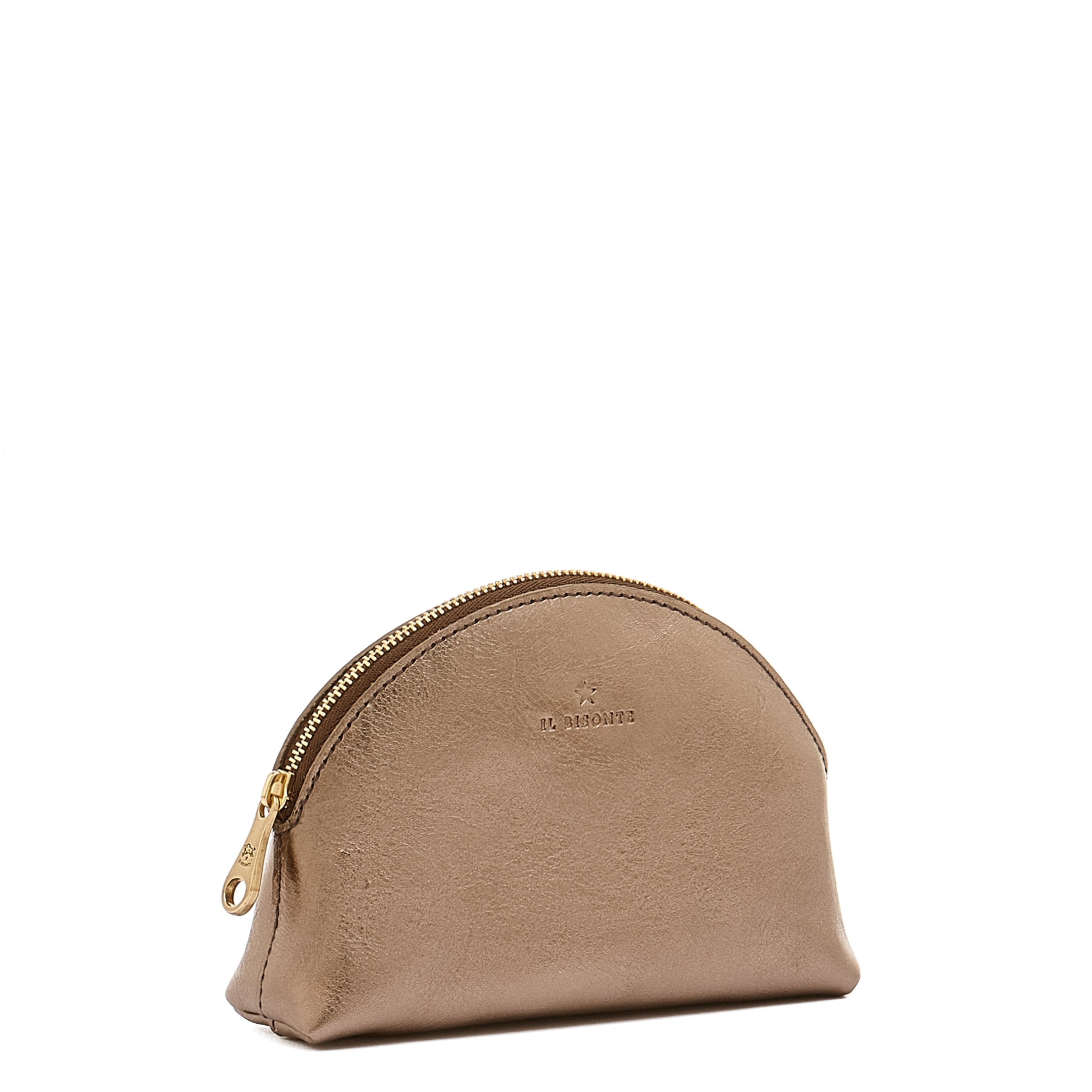 Il Bisonte Bigallo Pouch Leder bronze metallic