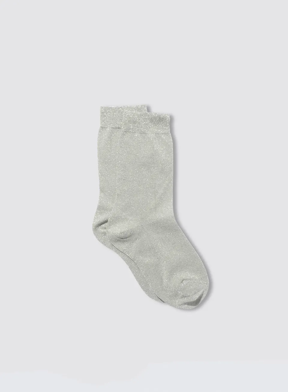 Maria la Rosa WDB18UN0006 Socken Silver Lurex-Glitzer