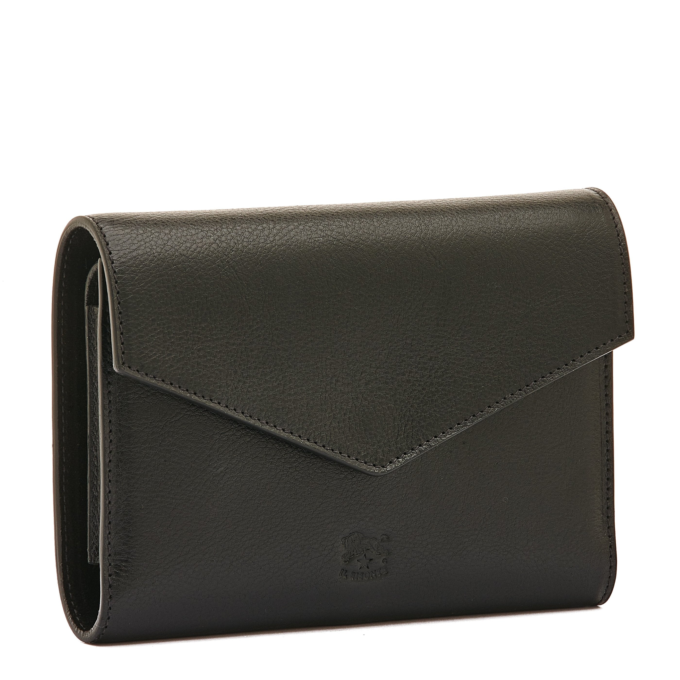 Il Bisonte Home Spielkartenetui Leder schwarz