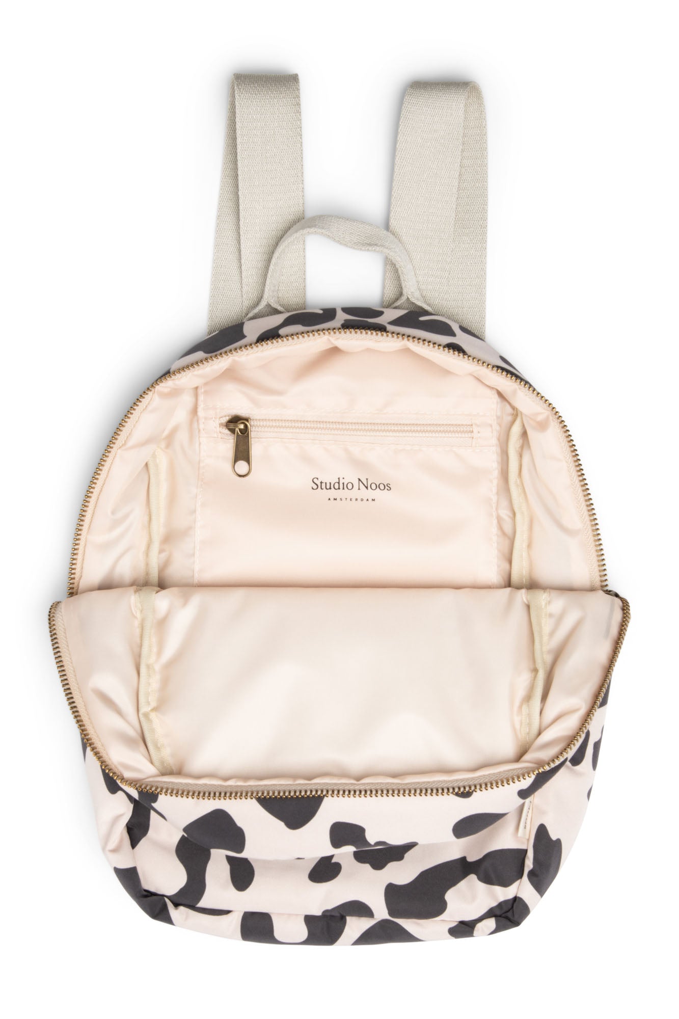 Studio Noos Puffy Mini Rucksack Holy Cow Schwarz