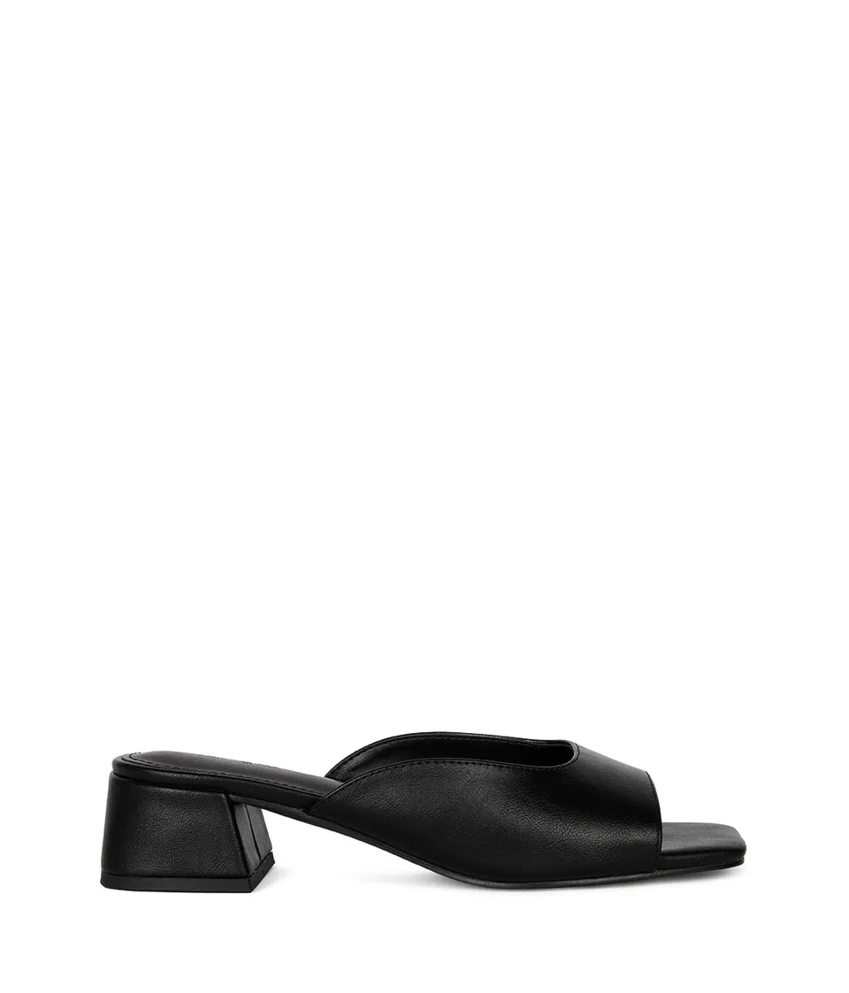 Matt & Nat Angele Sandalen schwarz Blockabsatz