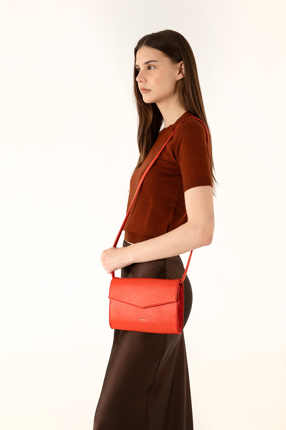 Matt & Nat Theme Lilian Clutch Schwarz abnehmbarer Riemen