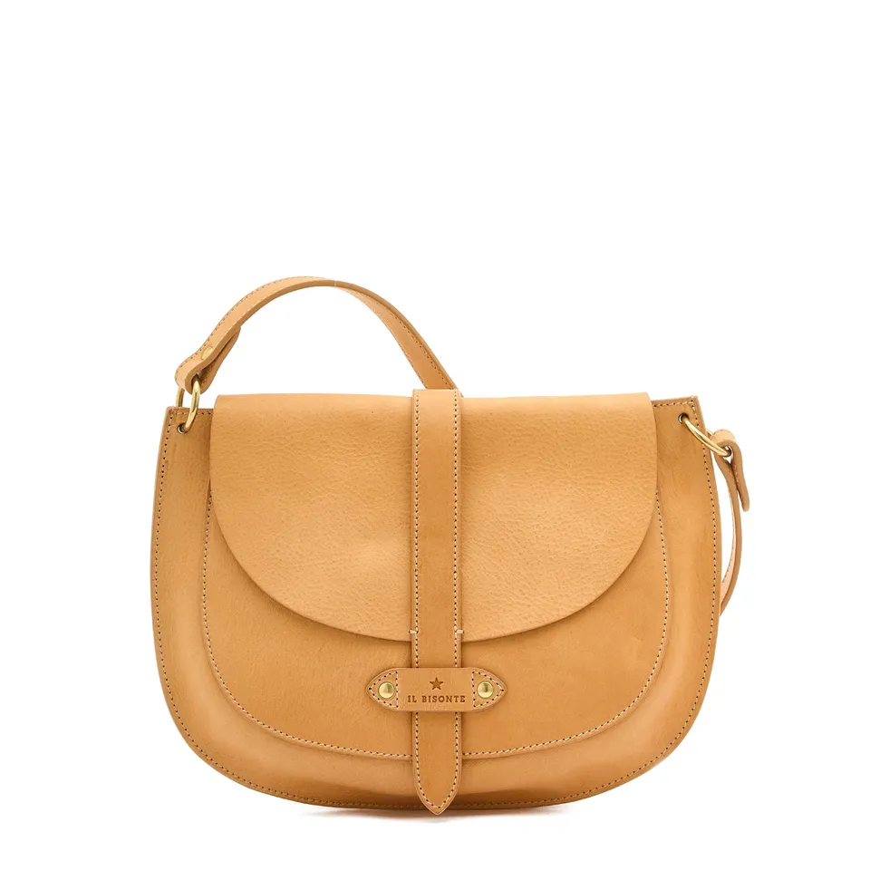 Il Bisonte Archivio Saddle-Tasche Natur Rindsleder