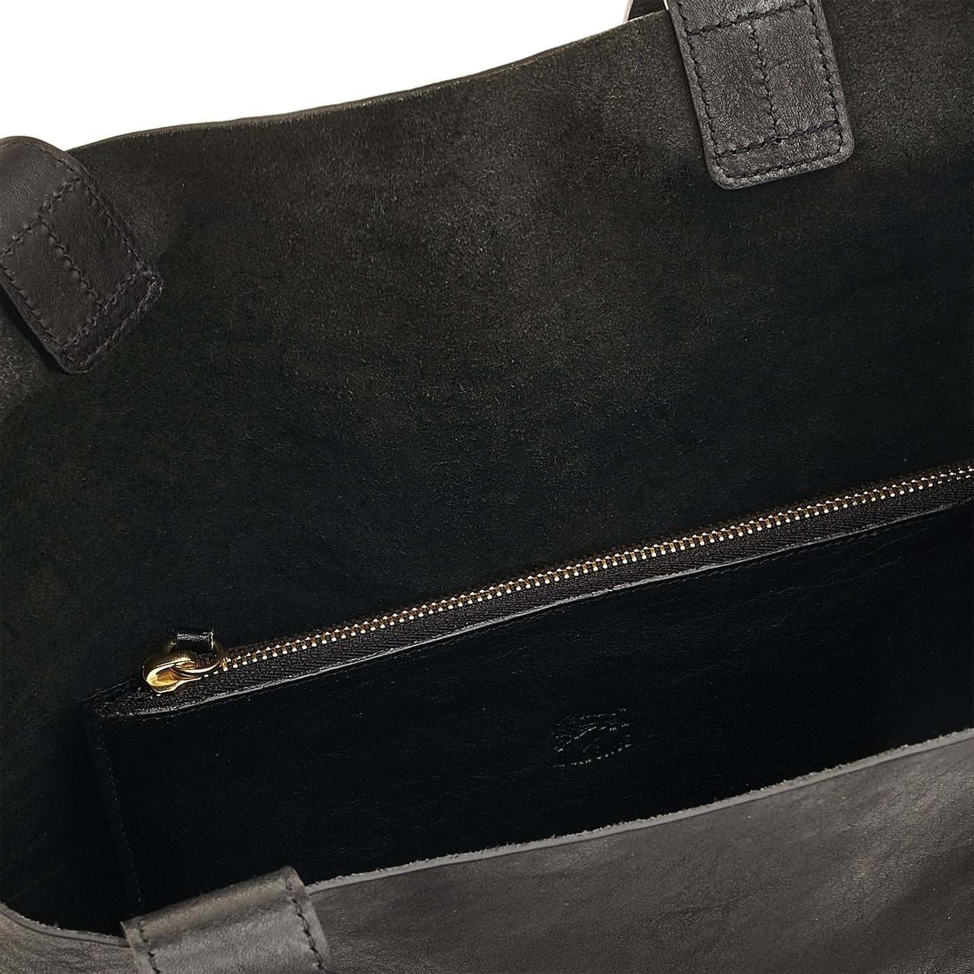Il Bisonte Talamone Shopper schwarz Vollleder