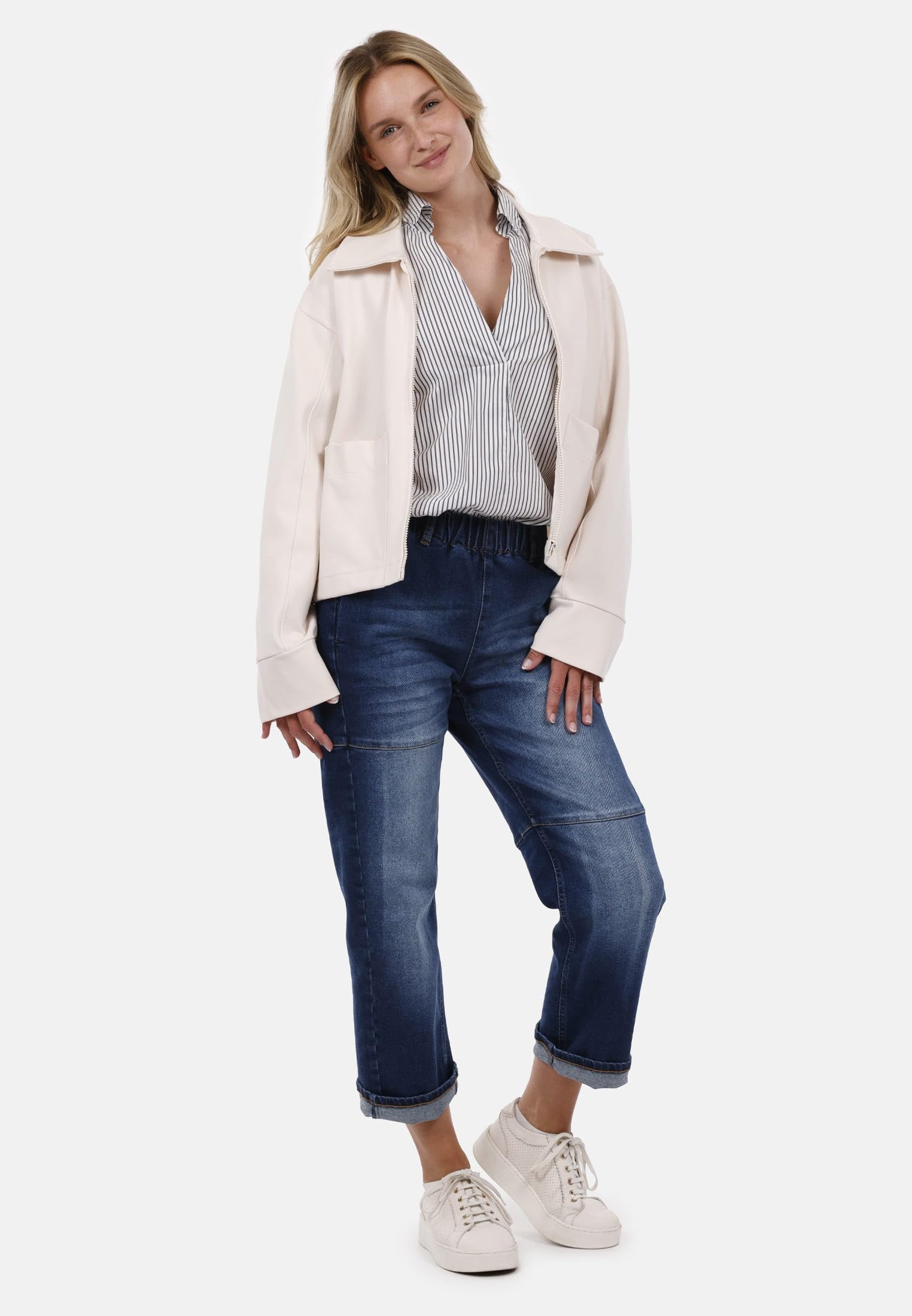 SURI FREY Freyday SFW10022 Bluse Zweifarbig Damen