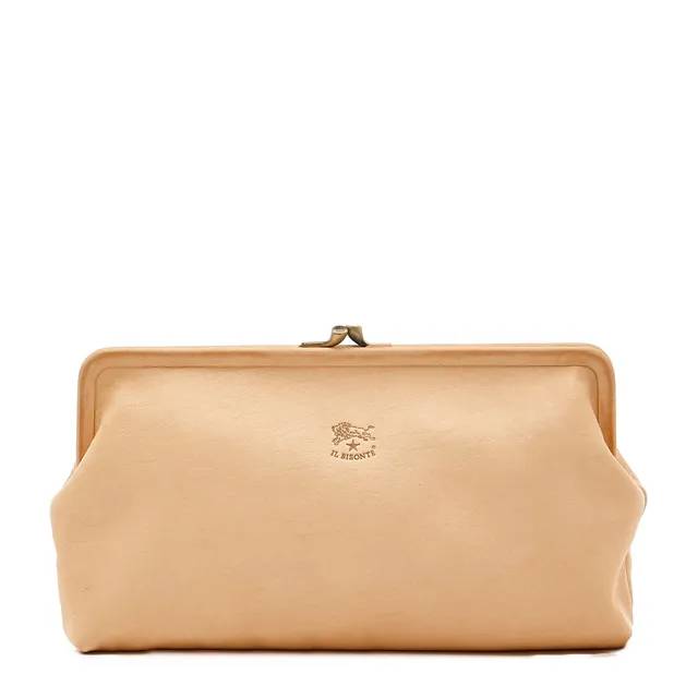 Il Bisonte Manuela Clutch Natur Vollleder