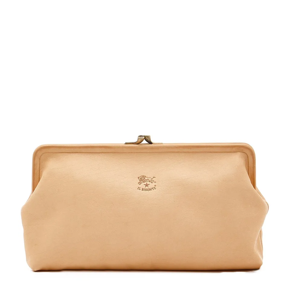 Il Bisonte Manuela Clutch Natur Vollleder