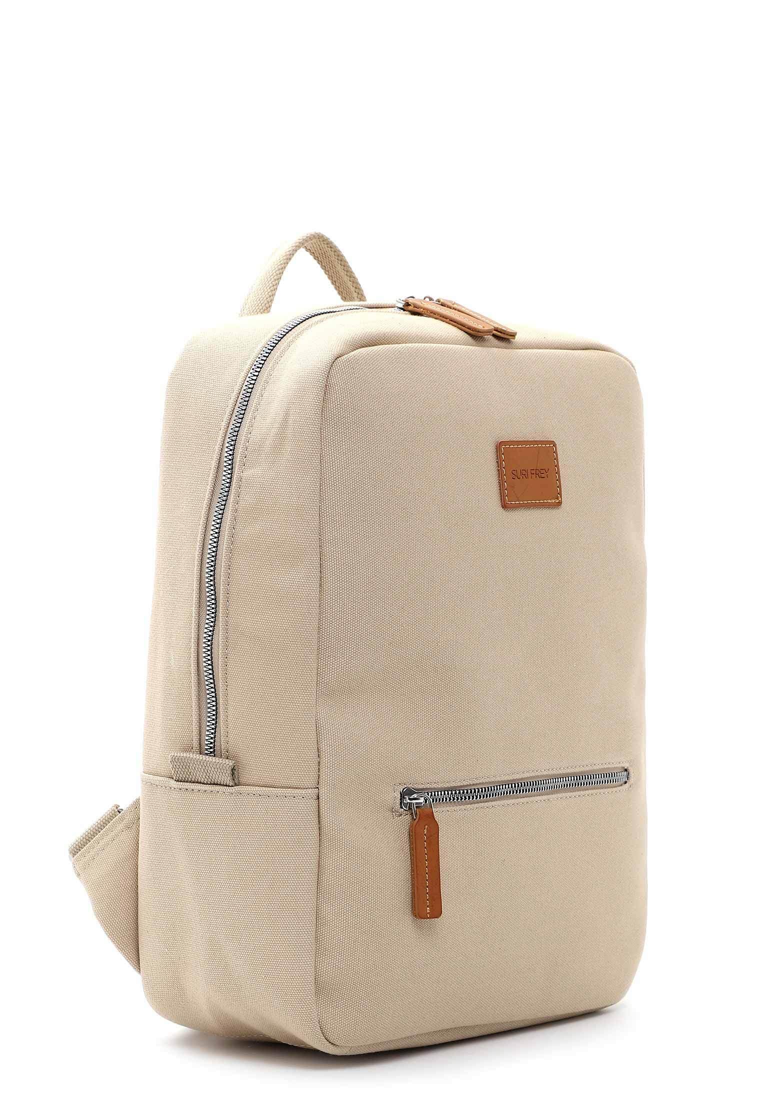 SURI FREY Milly Rucksack Sand Laptopfach 28 cm