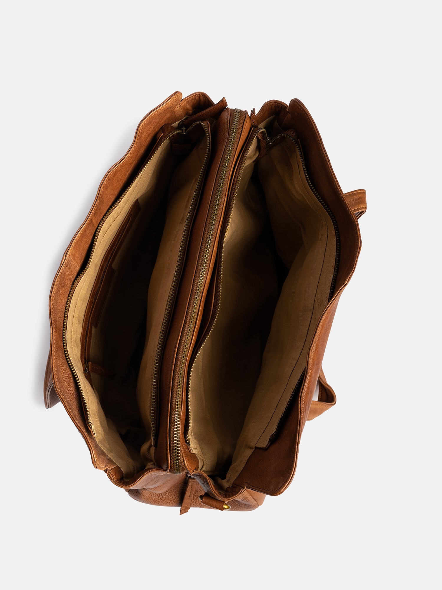 RE:DESIGNED Evia Urban Arbeitstasche Walnut Leder