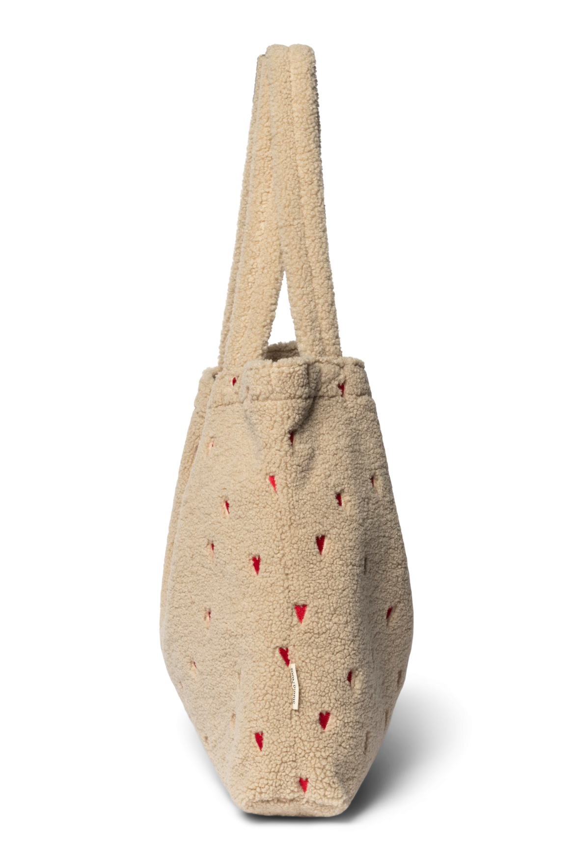 Studio Noos Teddy Mom Bag Wickeltasche Ecru Hearts