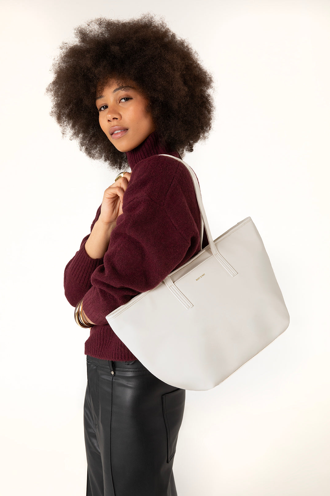 Matt & Nat Marisa Forum Tote Schwarz vegan