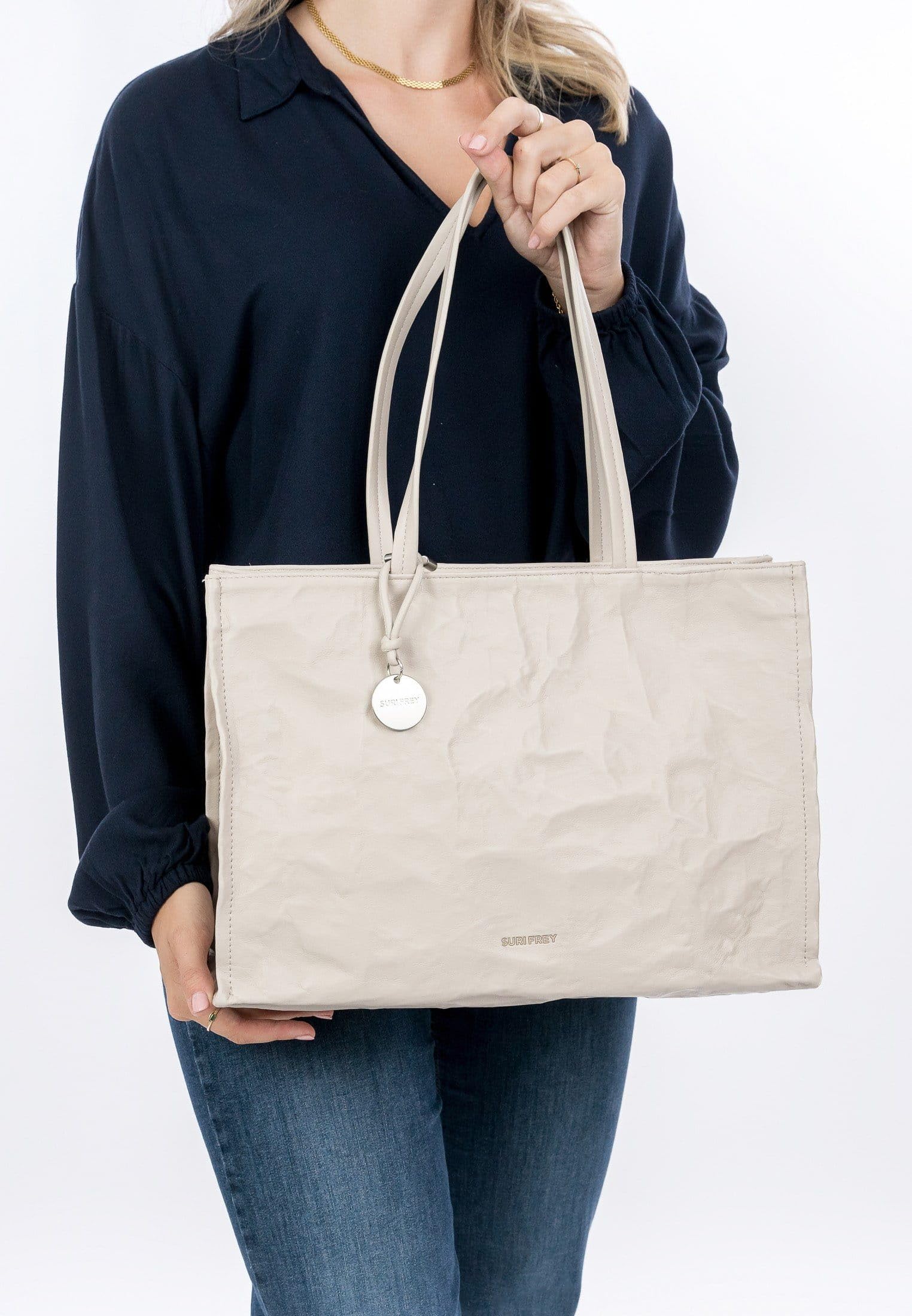 SURI FREY Haley 14974 Shopper Handtasche Schwarz Uni
