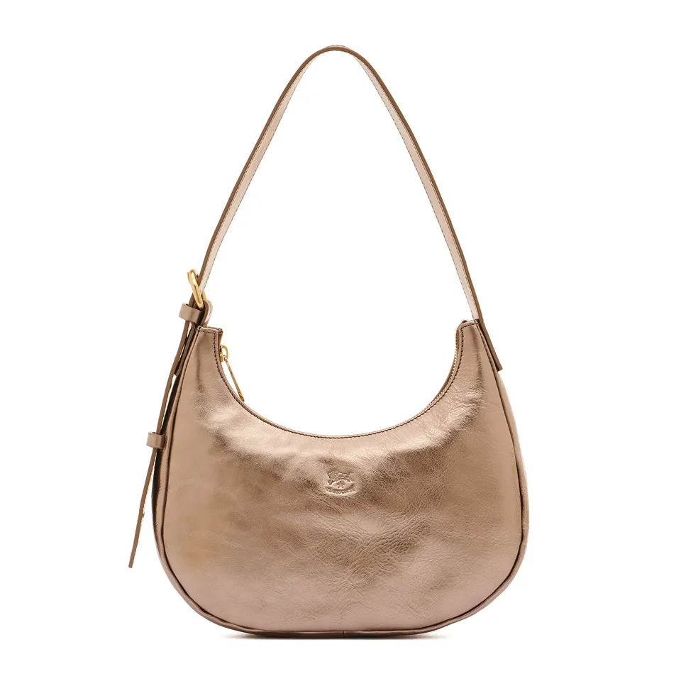 Il Bisonte Belcanto Schultertasche bronze Metallic