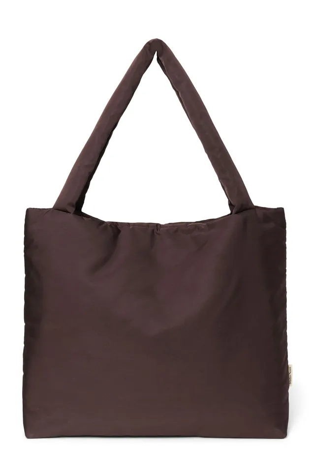 Studio Noos Puffy Mom Bag Shopper Braun Steppstoff