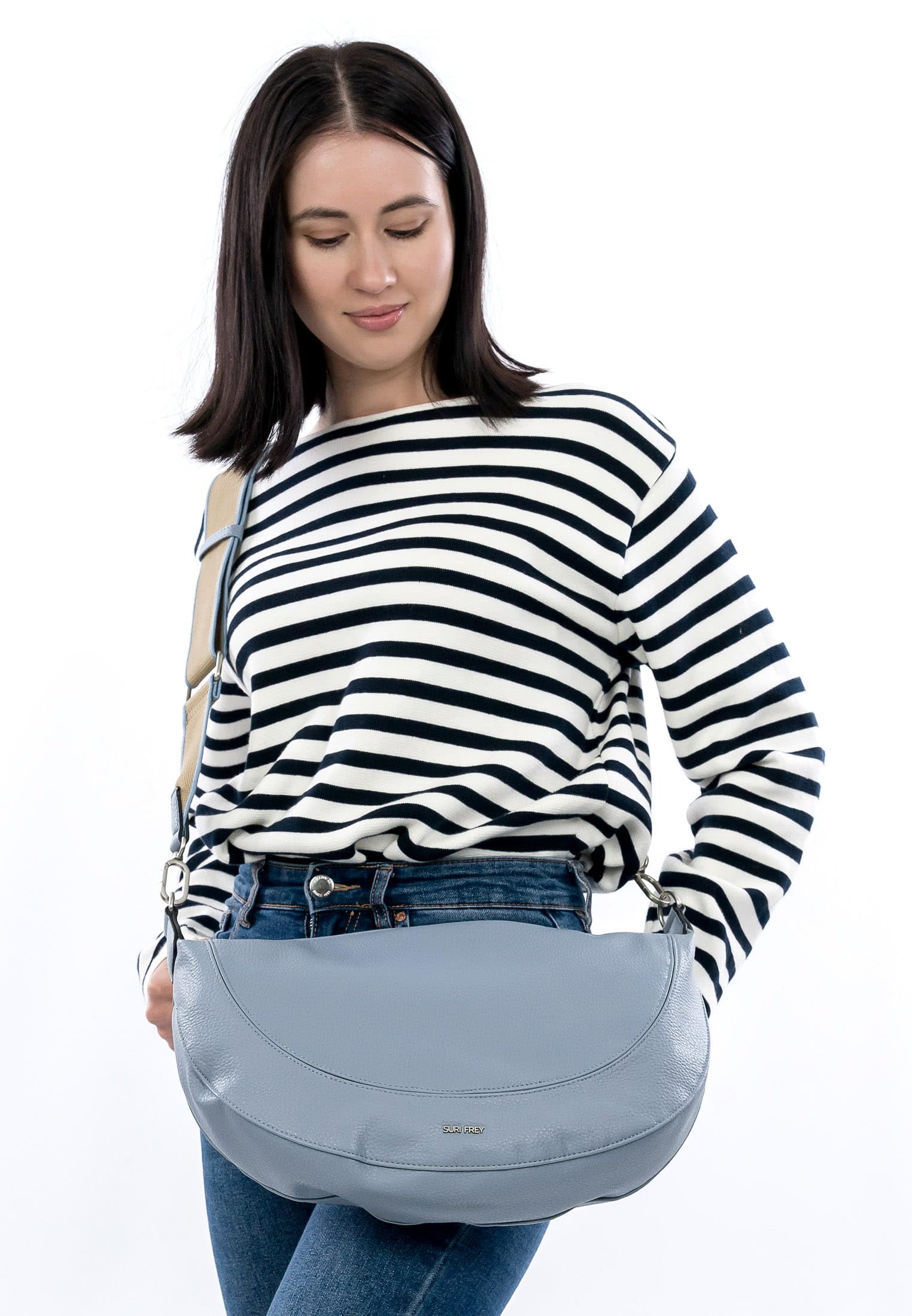SURI FREY Kimberly Crossbody Bag Umhängetasche Hellblau