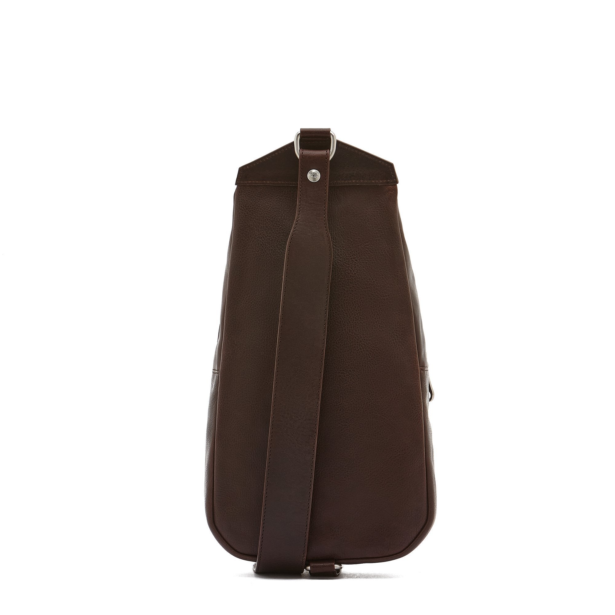 Il Bisonte Cosimo Sling-Rucksack Herren Leder kaffee