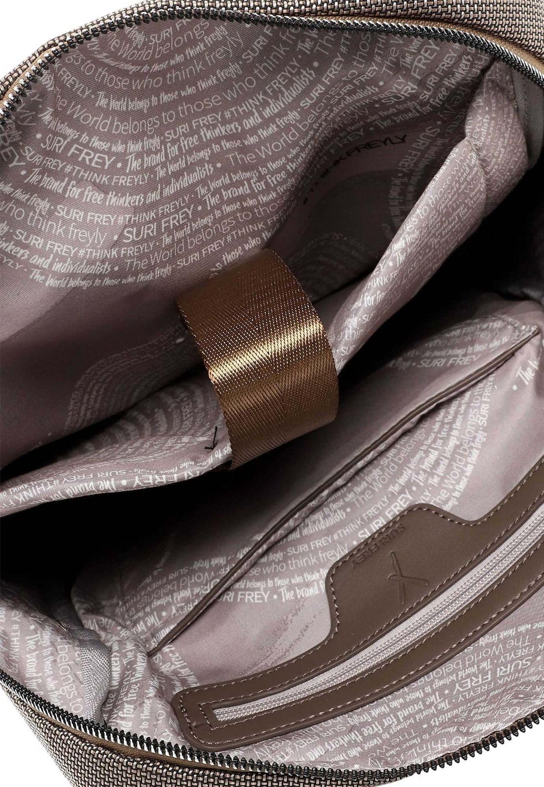 SURI FREY Marry City Backpack M Rucksack Taupe Laptopfach