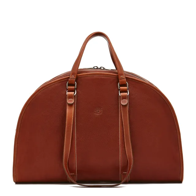 Il Bisonte Frame Reisetasche Sepia Vollleder