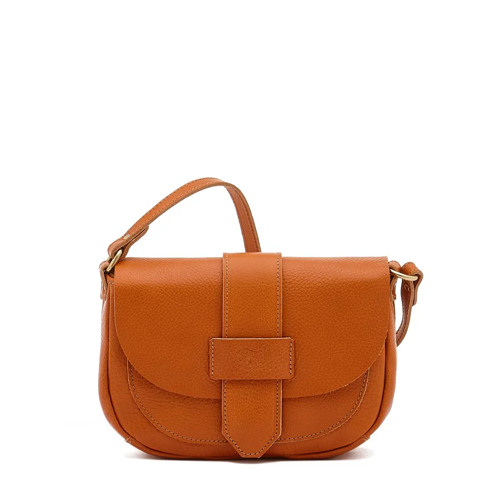 Il Bisonte Fausta Small Handtasche Caramello Leder