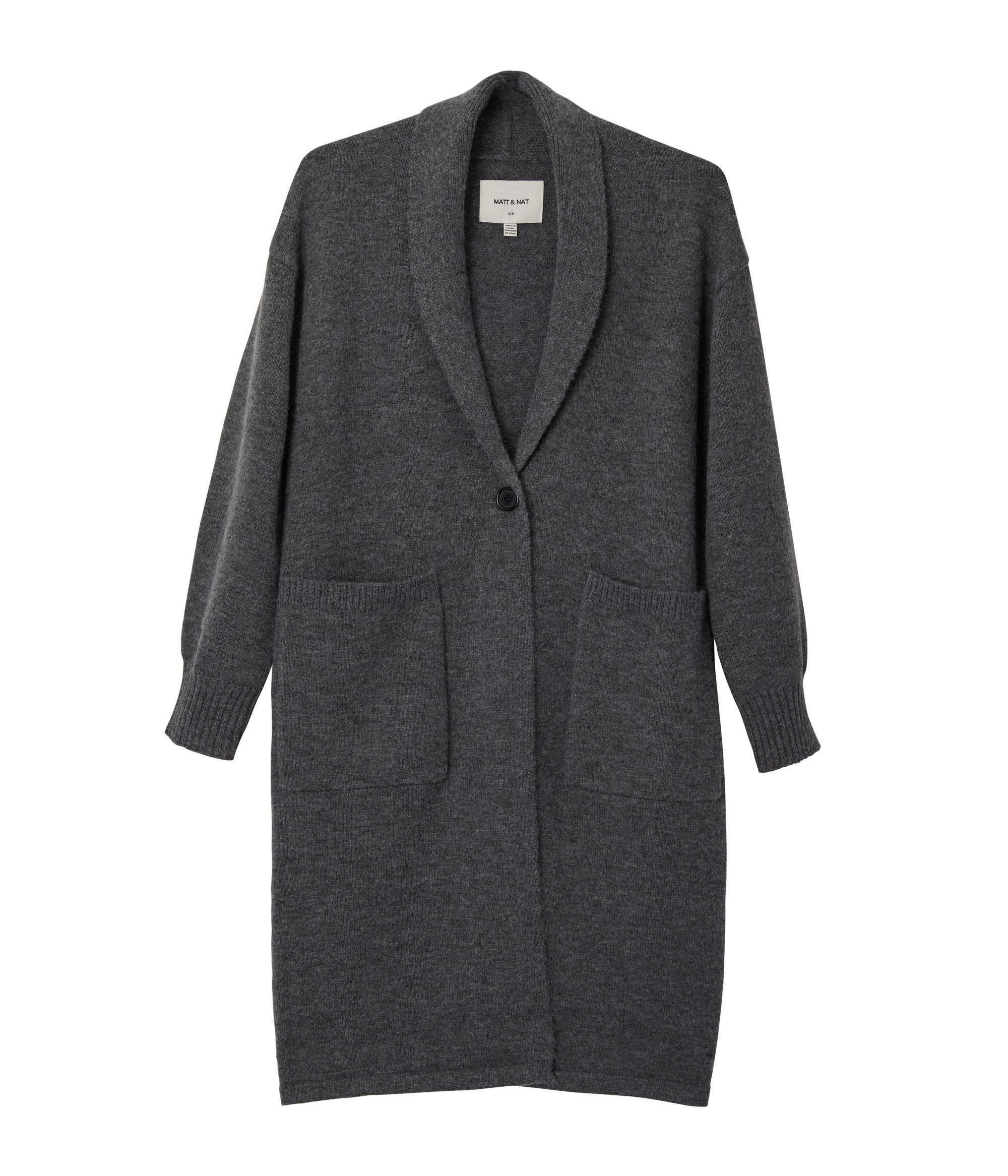 Matt & Nat Ness Cardigan Damen Taupe lang