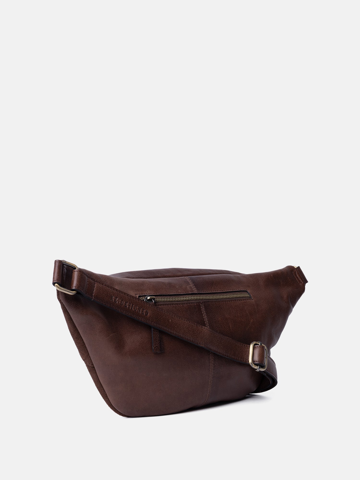 RE:DESIGNED Selma 6689 Bauchtasche Woodsmoke Vollleder