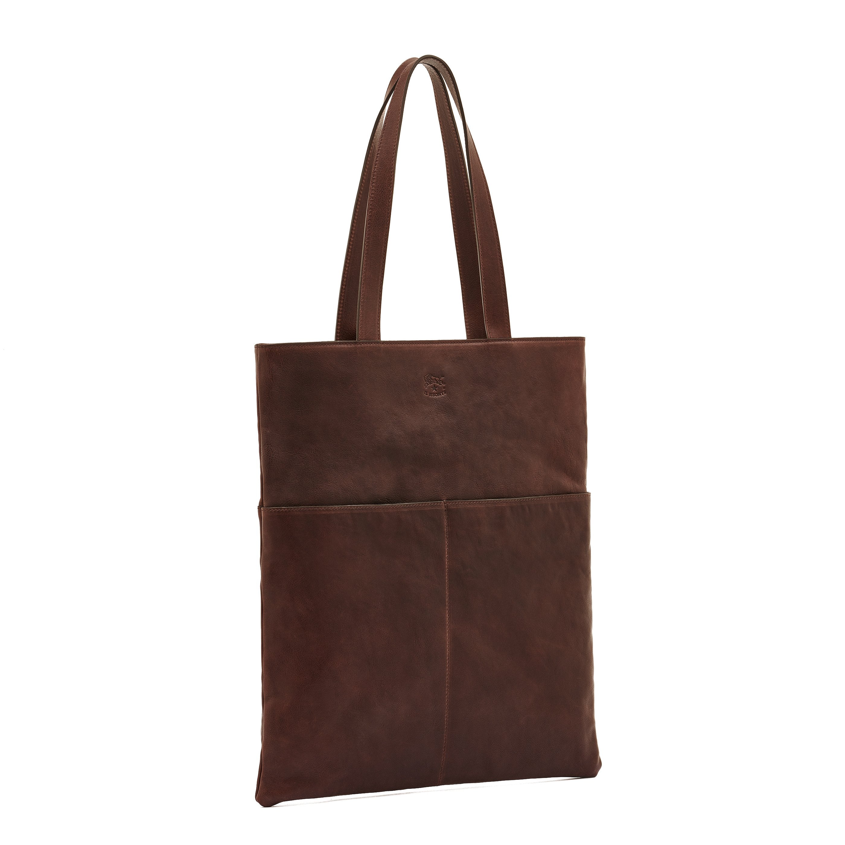 Il Bisonte Oriuolo Shopper Vollleder Kaffee Herren