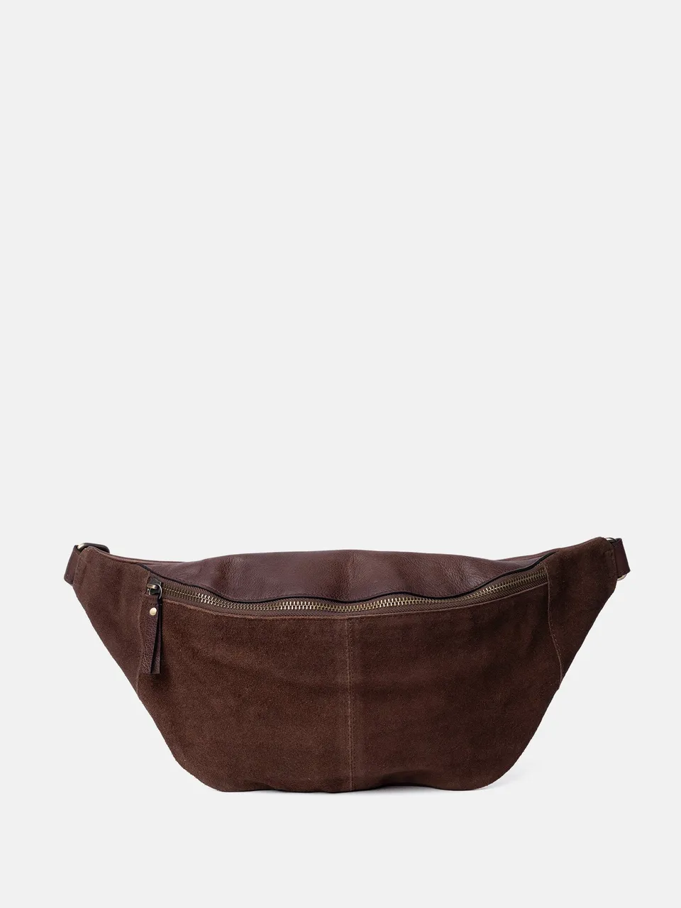 RE:DESIGNED Selma 6689 Bauchtasche Woodsmoke Vollleder