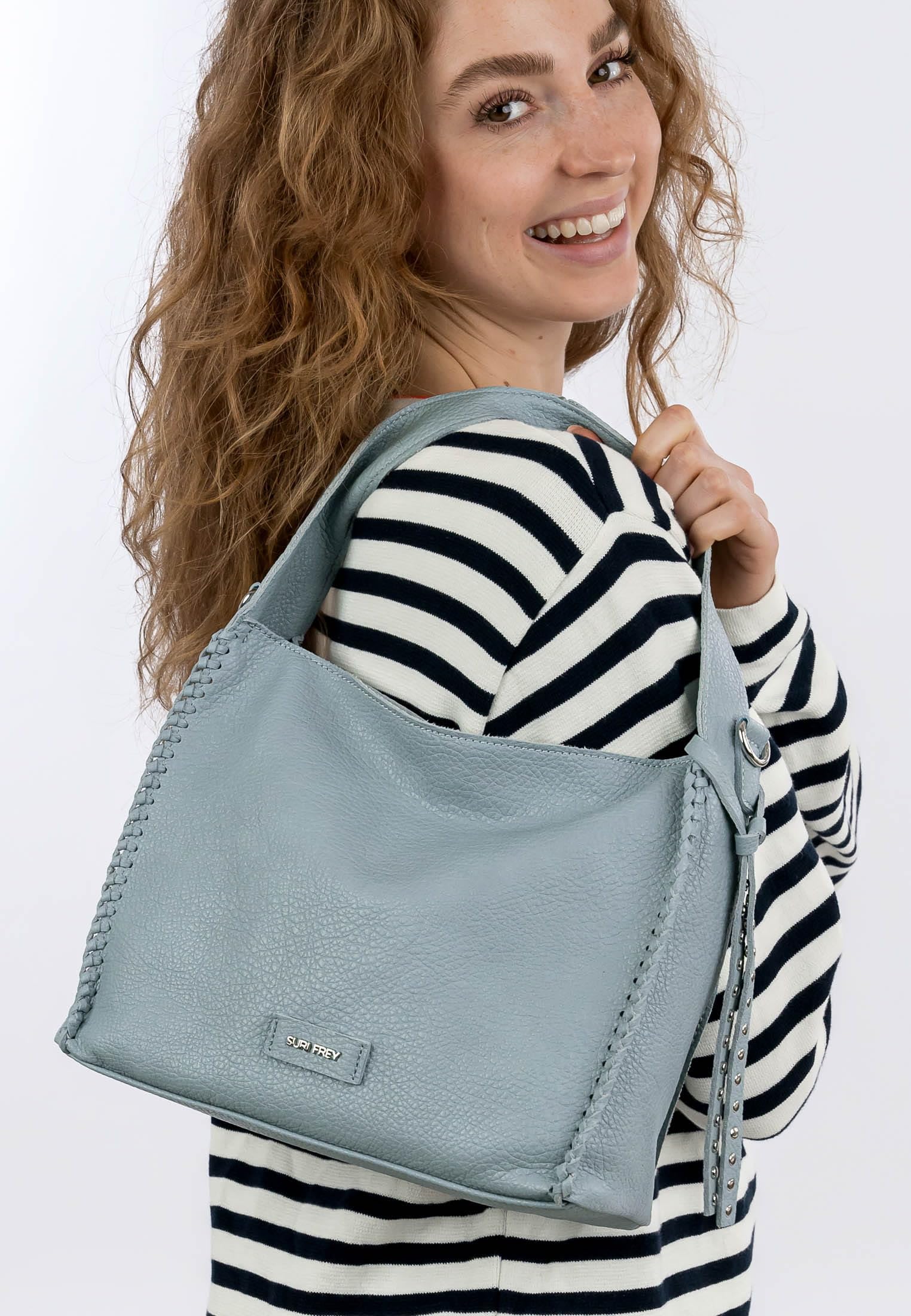 SURI FREY SFY Franzy Hobo Bag S Schultertasche Crystal Blue