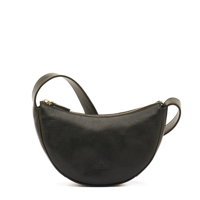 Il Bisonte Oliveta Hobo Schultertasche Schwarz