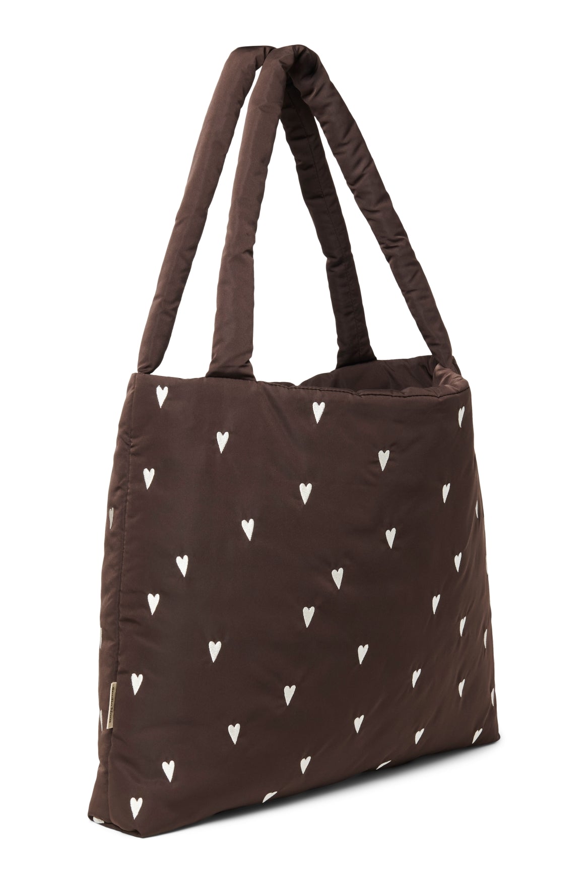 Studio Noos Puffy Mom Bag Wickeltasche Brown Hearts
