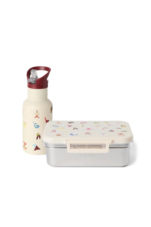 Studio Noos Alphabet Lunch Set Edelstahl 350 ml