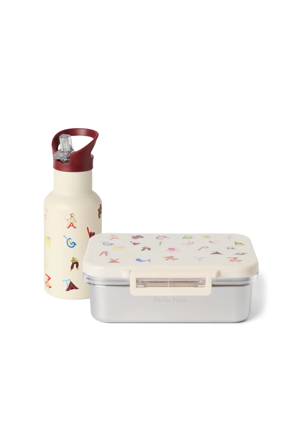 Studio Noos Alphabet Lunch Set Edelstahl 350 ml