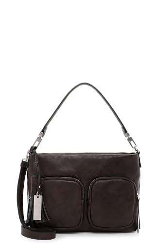 SURI FREY Carly Beutel Schultertasche Braun Zipper