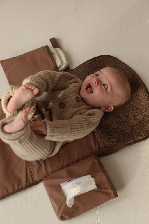Studio Noos Teddy Changing Mat Plus Wickelunterlage Braun Teddy
