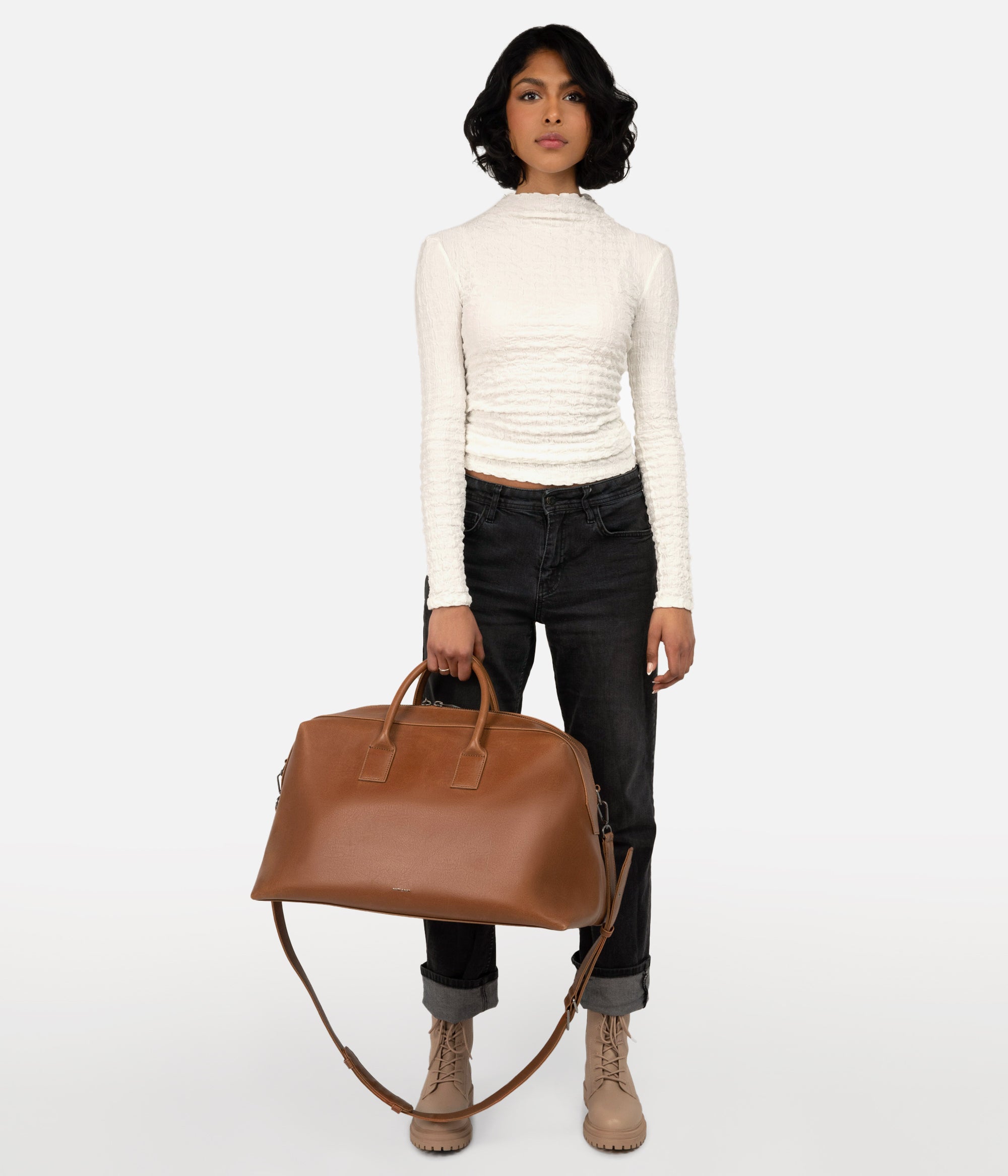 Matt & Nat Andro Vintage Weekender Schwarz vegan