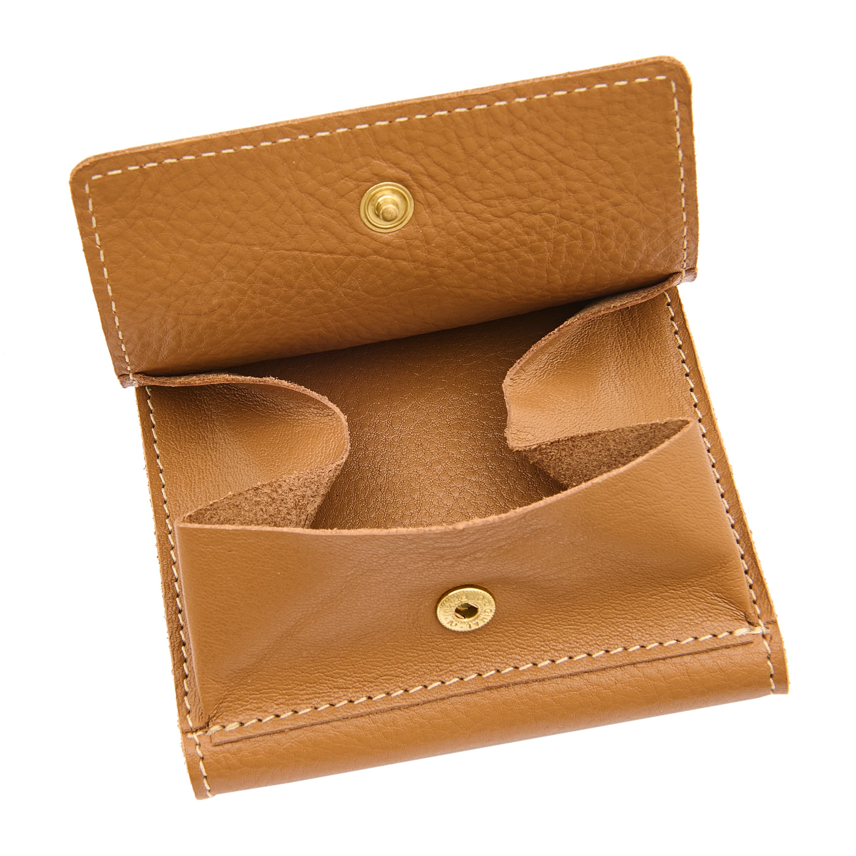 Il Bisonte Geldbörse Vollleder gianduia Münzfach