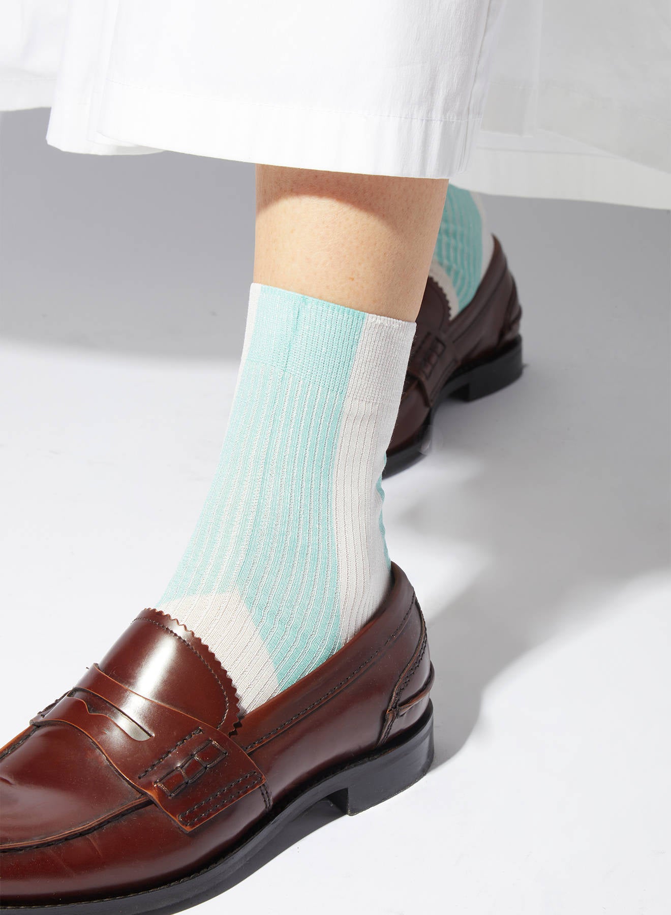 Maria la Rosa One Kurzsocken Pink Seide
