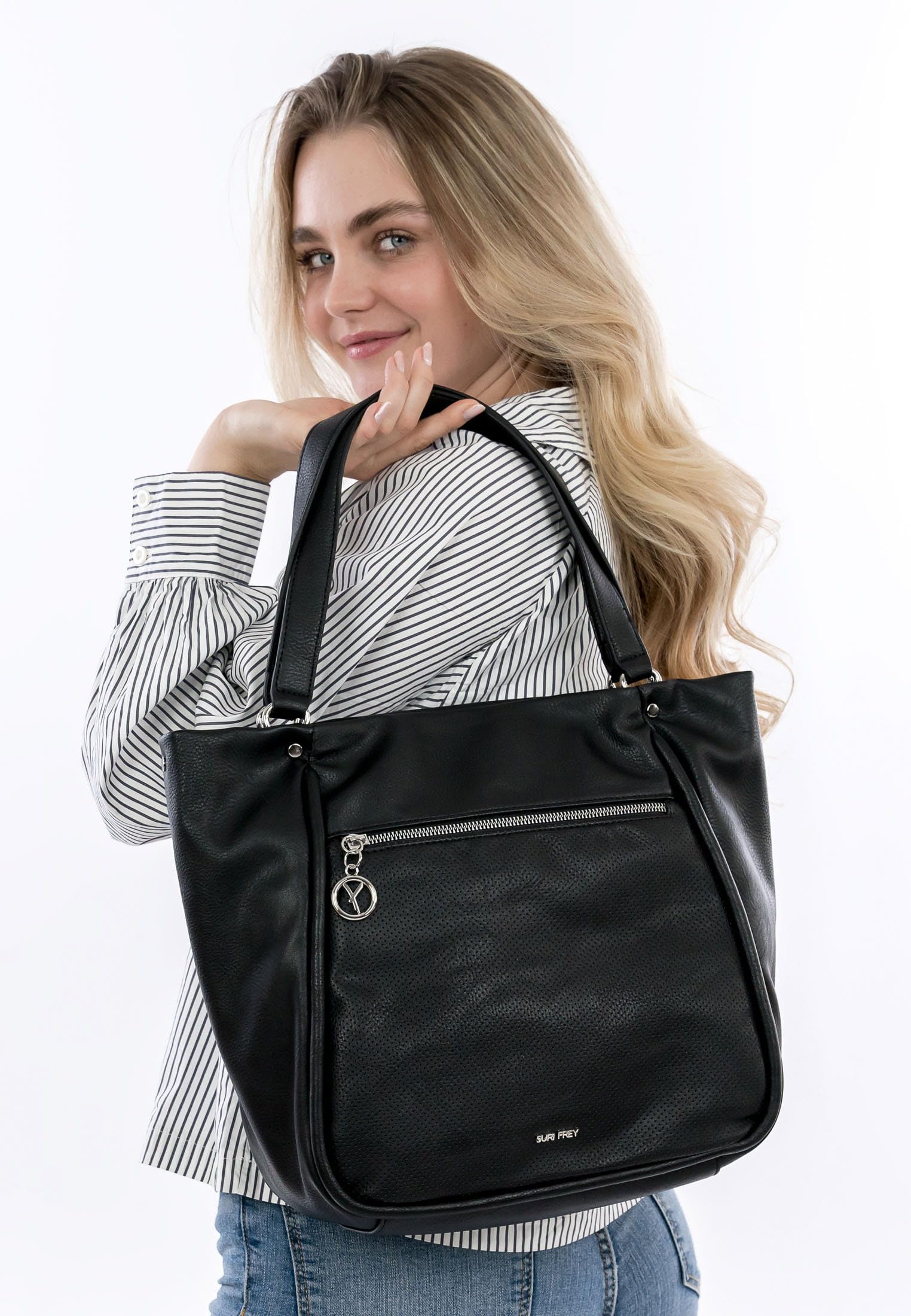 SURI FREY SFY Patsy Cityshopper Shopper Schwarz